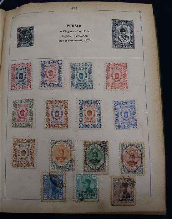 Three stamp albums